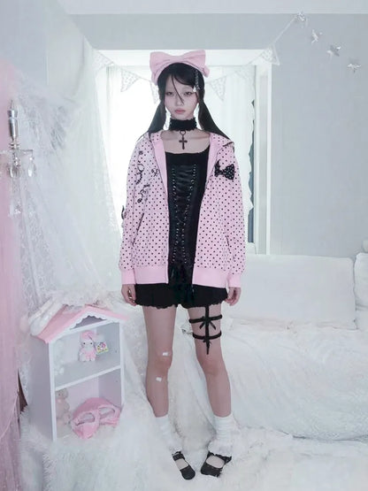 Lightweight Fleece Hoodie with Bunny Ears【s0000013970】