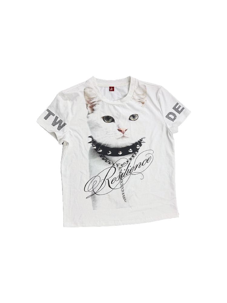 Y2K Rhinestone Slimming T-Shirt【s0000018296】