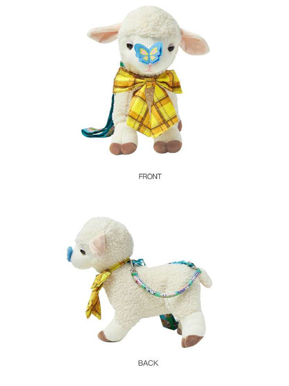 White Lamb Shape Handheld Crossbody Bag【s0000014507】