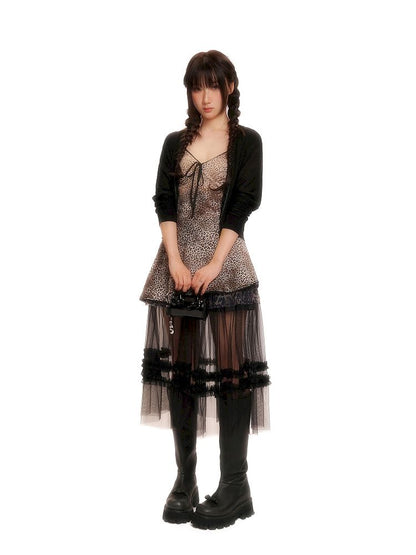 Light Sheer Mesh Half-body Skirt【s0000012516】