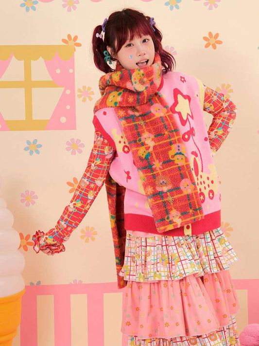 Showa Sweets House Lambswool Scarf【s0000015161】