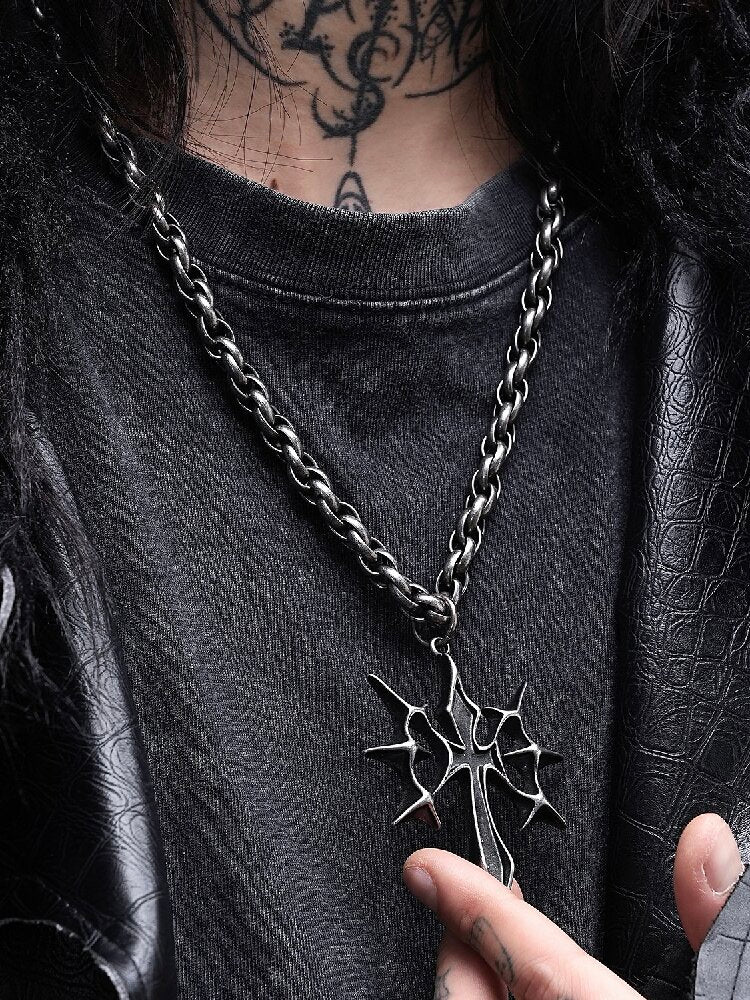 Castle Eternal Goth Heavy Necklace【s0000018976】