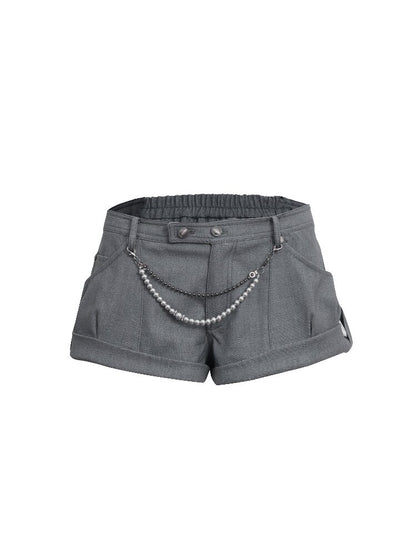 Vintage Worsted Fleece Mini Shorts【s0000016563】