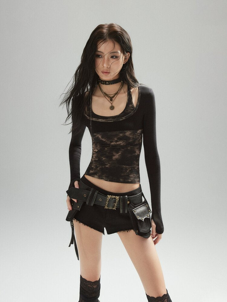 Black Eco-Friendly Leather Belt【s0000015608】