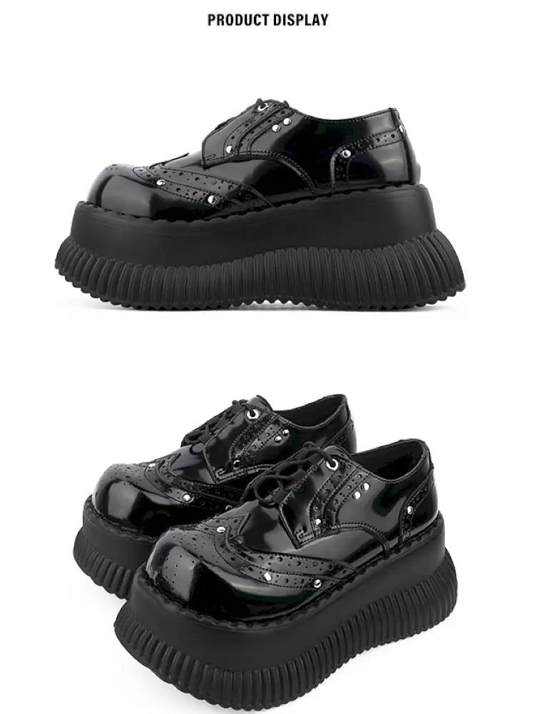 Sweet & Edgy Girls' Chunky Sole Sneakers【s0000014179】