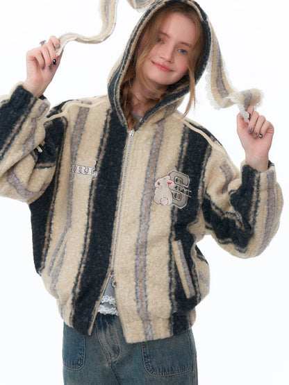 Hooded Rabbit Ears Short Jacket【s0000011494】