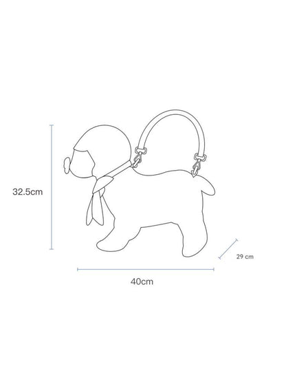 White Lamb Shape Handheld Crossbody Bag【s0000014507】