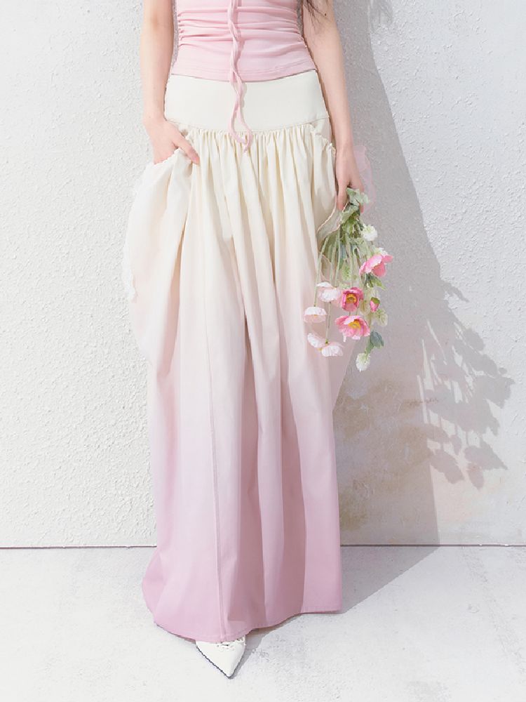 High-Waisted Half-Length Skirt【s0000012144】