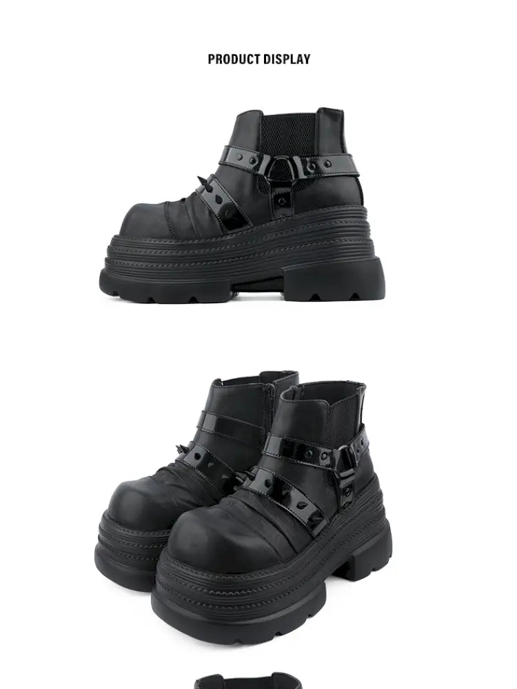 Chunky Sole Short Boots【s0000014185】