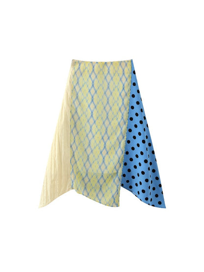 Twist Braid Patchwork Skirt Set【s0000015851】