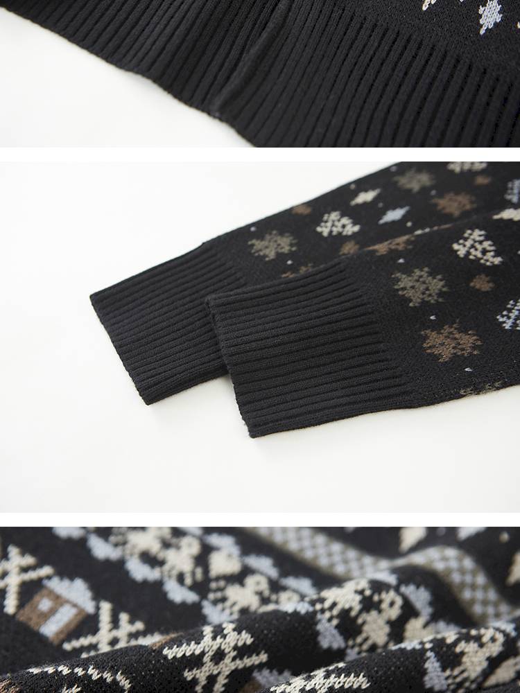 Round Neck Winter Cardigan Coat【s0000014386】