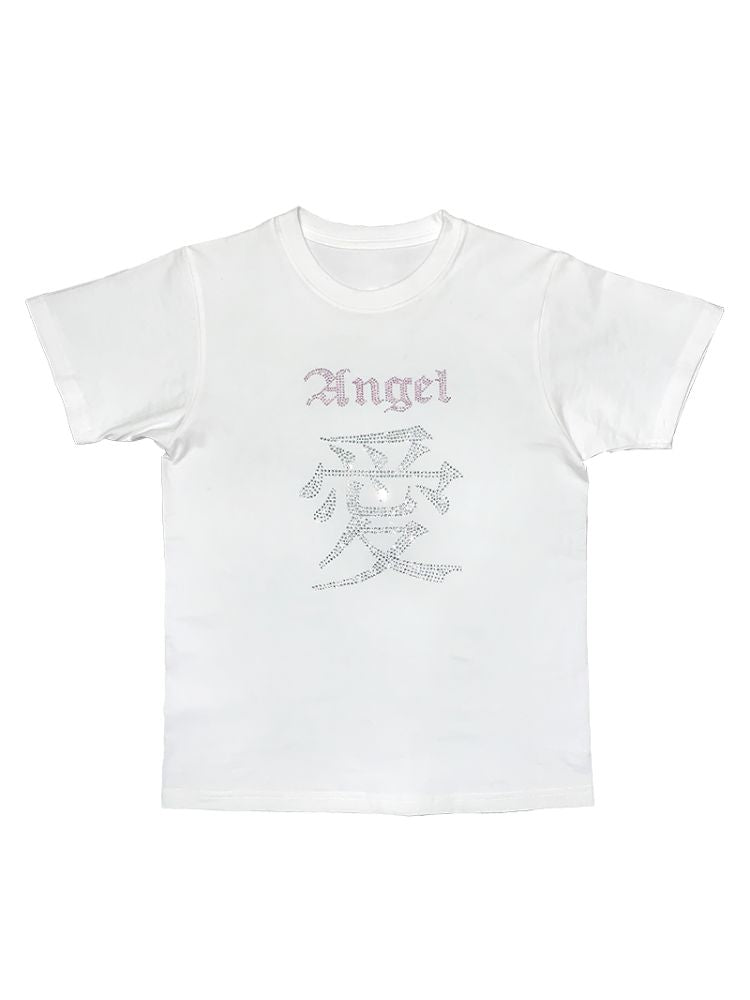 Positive Shoulder Slim T-shirt【s0000012456】