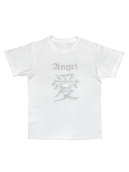 Positive Shoulder Slim T-shirt【s0000012456】
