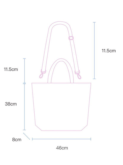 Girl Illustration Pattern Crossbody Handbag【s0000012347】