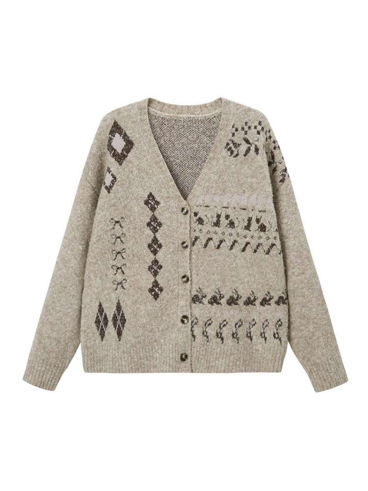 Fair Island Knitted Cardigan【s0000015225】