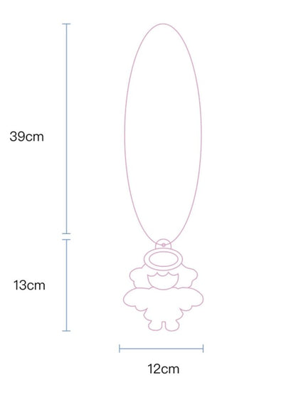 Heart Cherub Necklace【s0000012448】