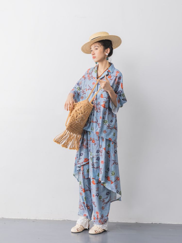 Cuban short-sleeved shirt dress pants【s0000013315】