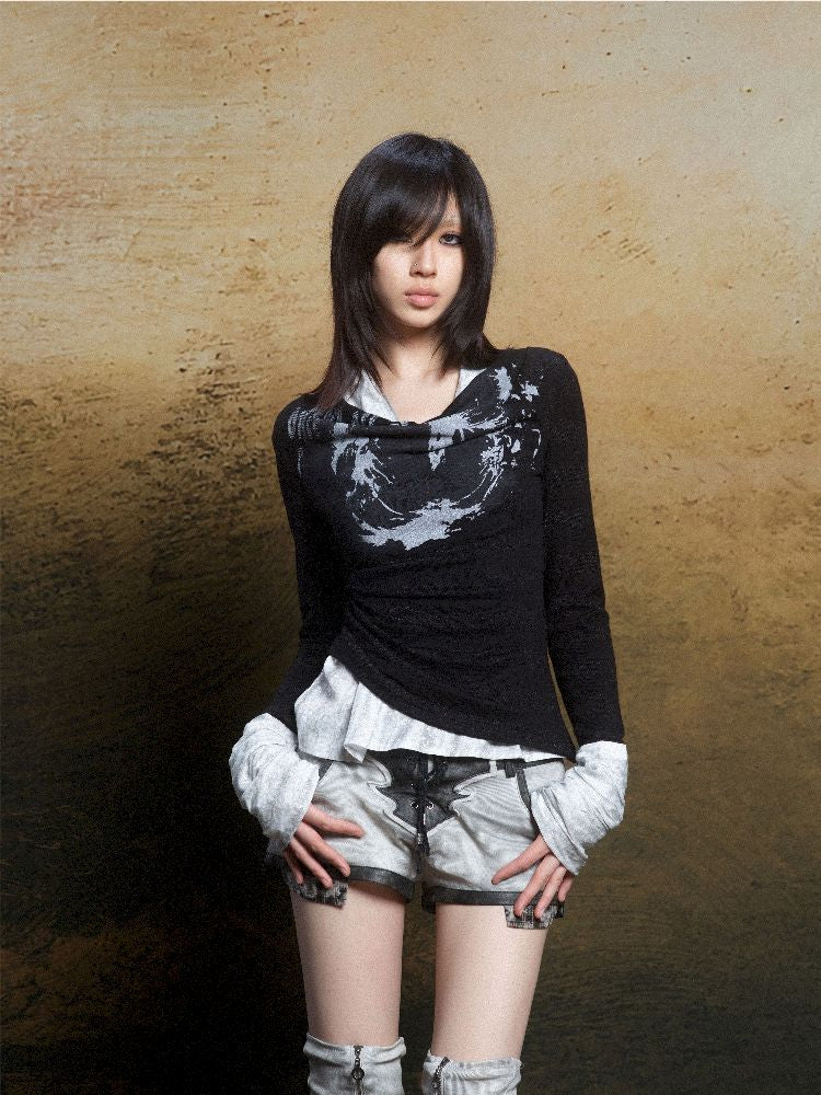 Hanging Neck Early Spring Knit Inner Top【s0000011804】