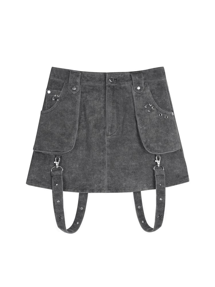 Metallic Accessories Flutter Half Skirt【s0000013367】