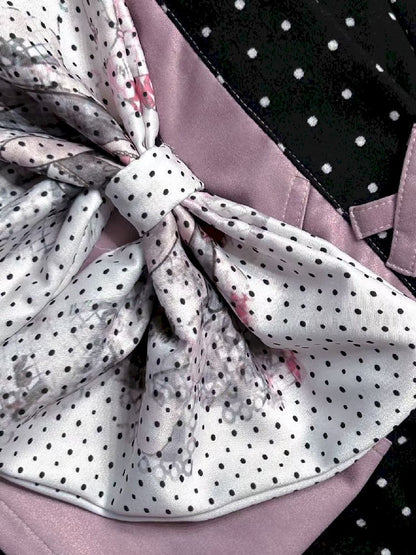 Patchwork Bowknot Half-body Skirt【s0000011950】