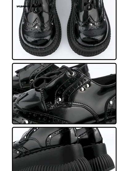 Sweet & Edgy Girls' Chunky Sole Sneakers【s0000014179】