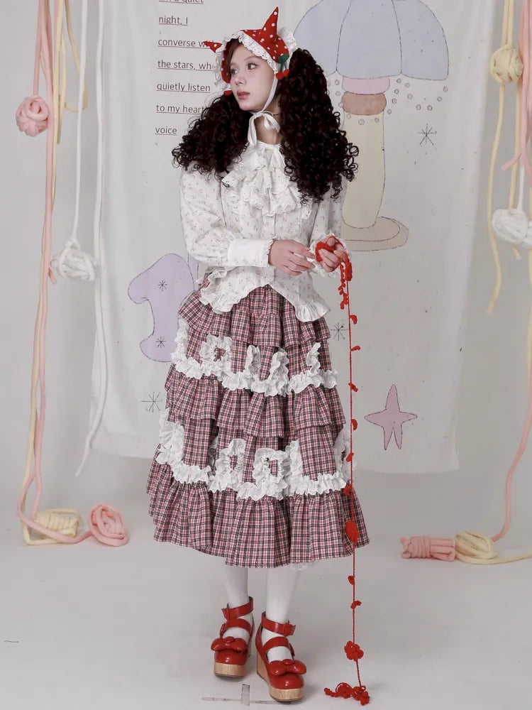 Old-fashioned Lolita cute girl skirt cake skirt【s0000014102】