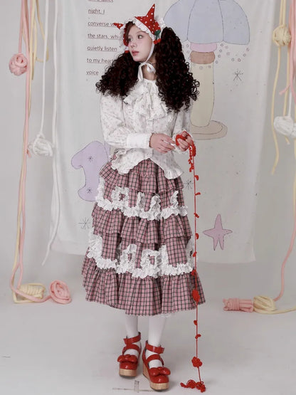 Old-fashioned Lolita cute girl skirt cake skirt【s0000014102】