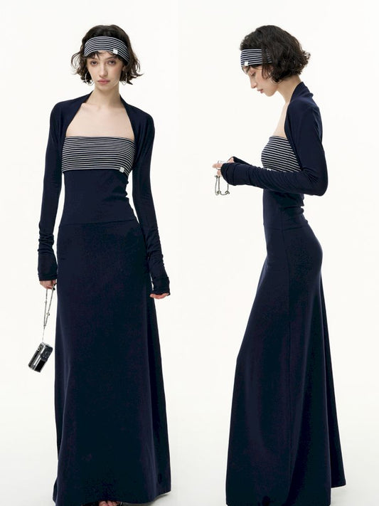 Temperament Slim Long Hip Dress【s0000013736】