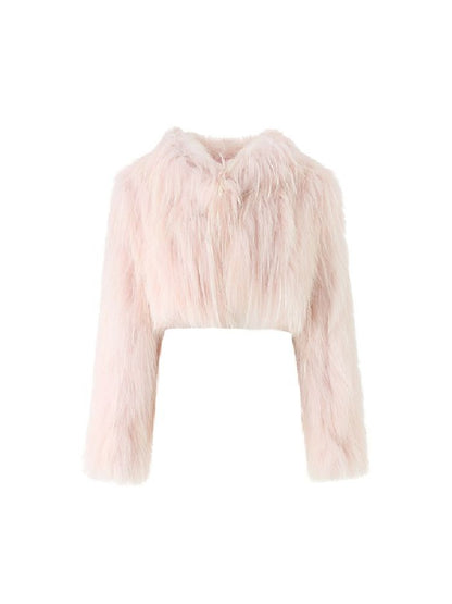 Raccoon fur short thickened new warm coat【s0000004730】