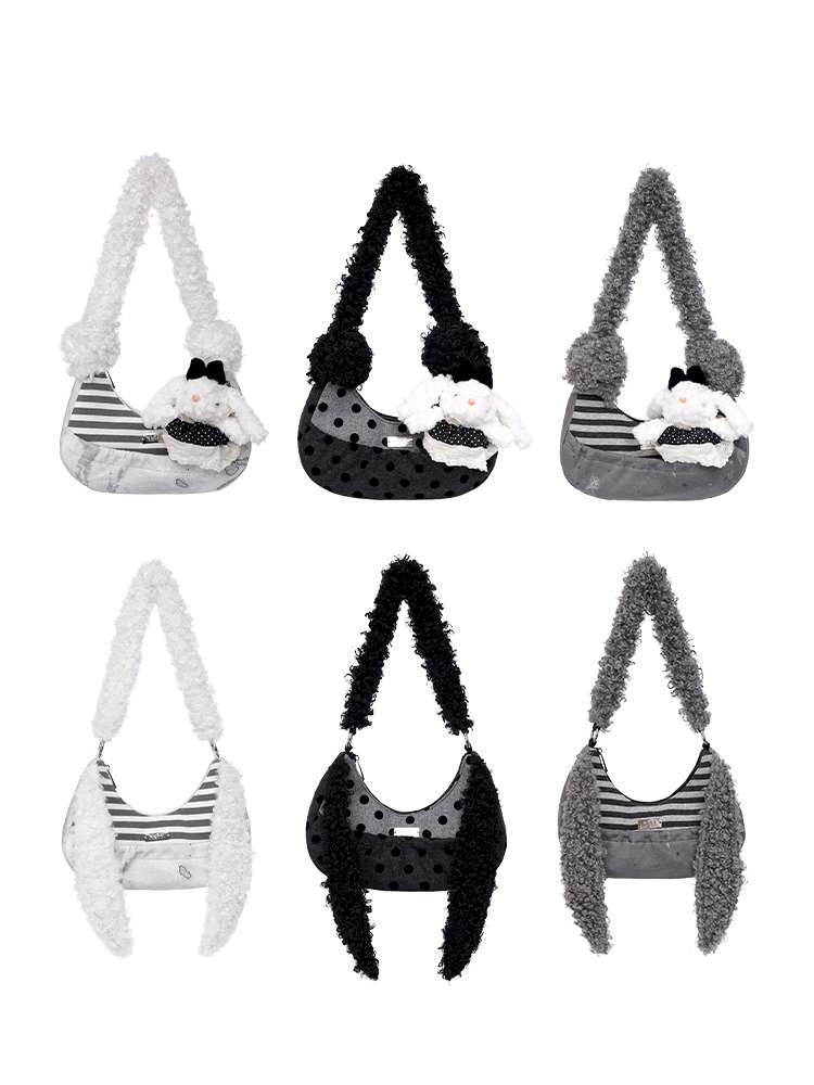 Rabbit Plush Versatile Commuter Crossbody Bag【s0000014618】
