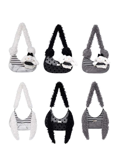 Rabbit Plush Versatile Commuter Crossbody Bag【s0000014618】