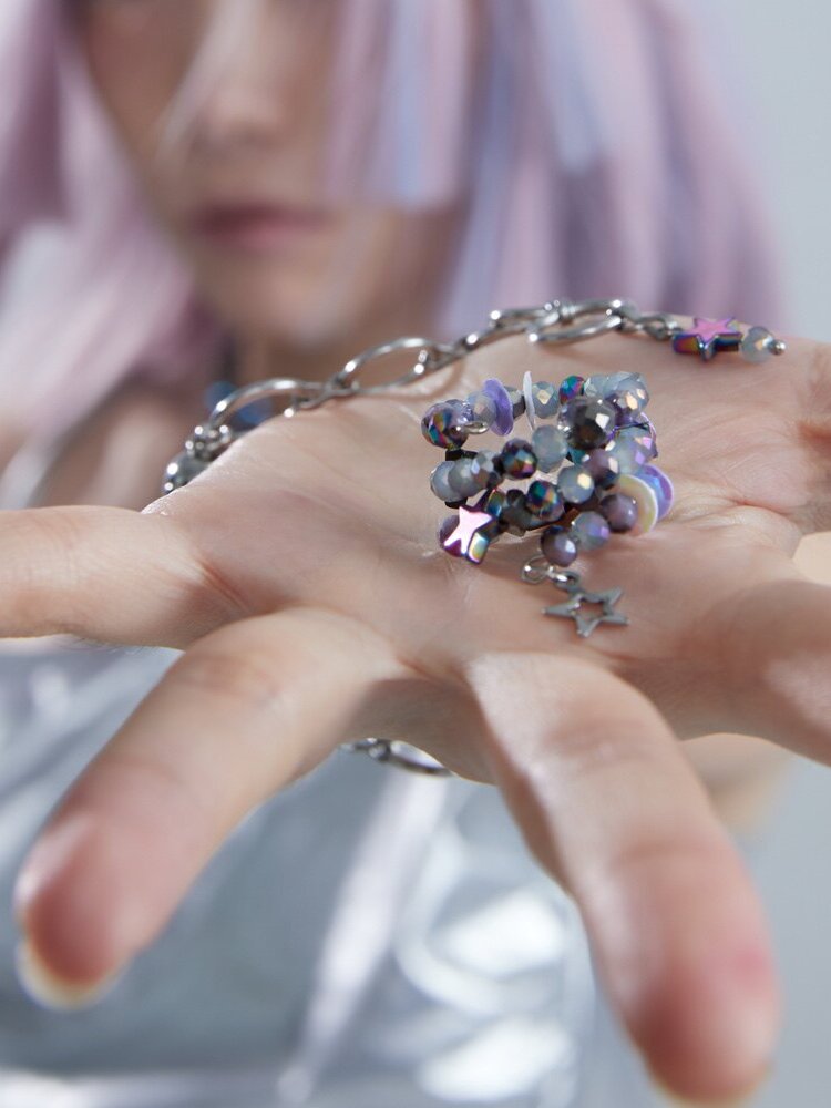 High-End Multi-Layer Star Beaded Ring【s0000018810】