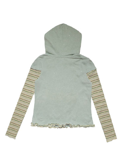 Long Sleeve Hooded Bottom Shirt【s0000012197】