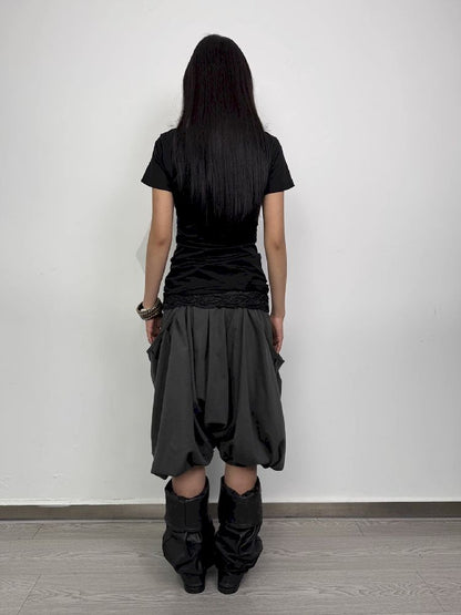 Haren Lantern Five Points Skirt Pants【s0000012209】