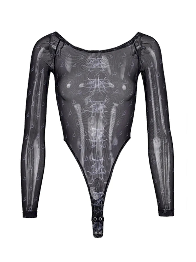 Sheer Sexy Y2K Mesh Underskirt【s0000014001】