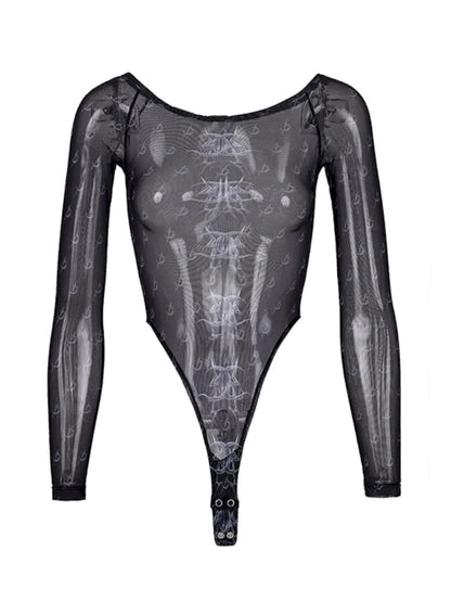 Sheer Sexy Y2K Mesh Underskirt【s0000014001】