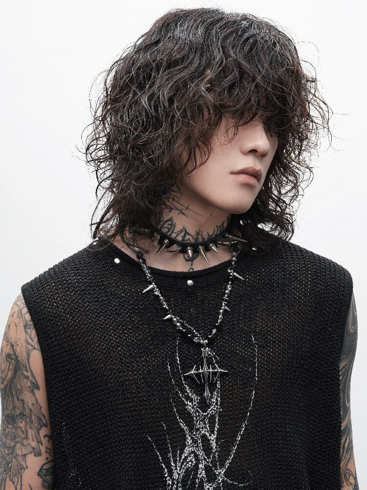 Castle Magic Rivet Cross Bead Chain【s0000018995】