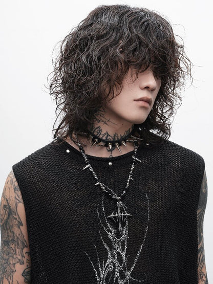 Castle Magic Rivet Cross Bead Chain【s0000018995】