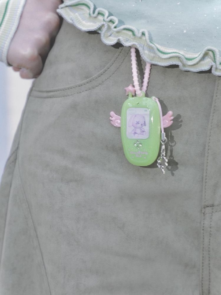 Clover Wings Angel Vintage Cell Phone Pendant【s0000012203】