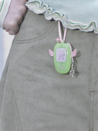 Clover Wings Angel Vintage Cell Phone Pendant【s0000012203】