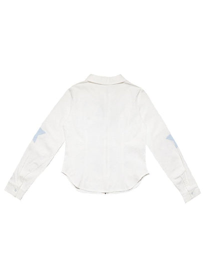 Vertical Stripe Long Sleeve Shirt【s0000012201】