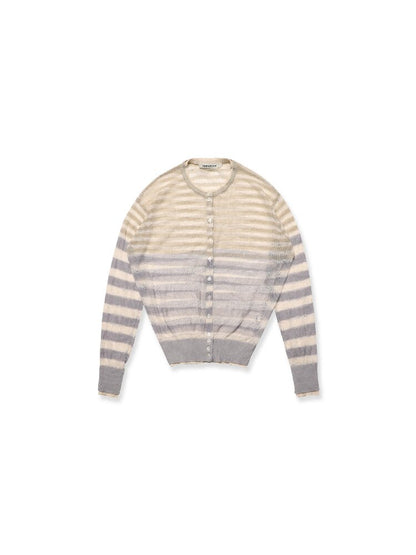 Linen Blend Gradient Cardigan Top【s0000017929】