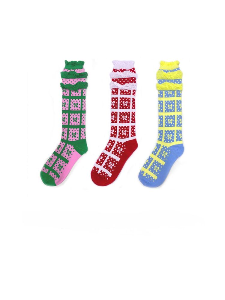 Calf Socks Ruffle 3 Pairs【s0000012450】