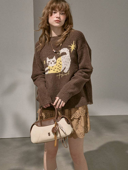 Long-Sleeve Pullover Knit Sweater【s0000014401】