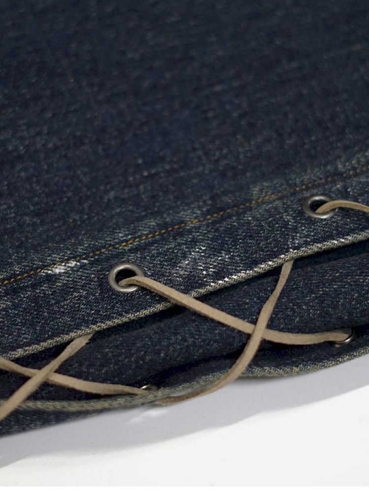 No-wash slim-fit ripped low-rise jeans【s0000012805】