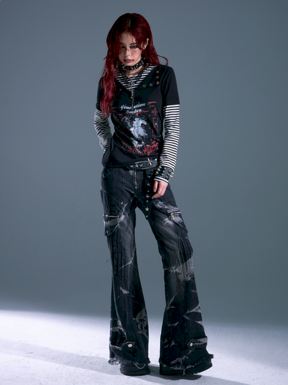 Casual Long-Sleeve T-Shirt【s0000013914】