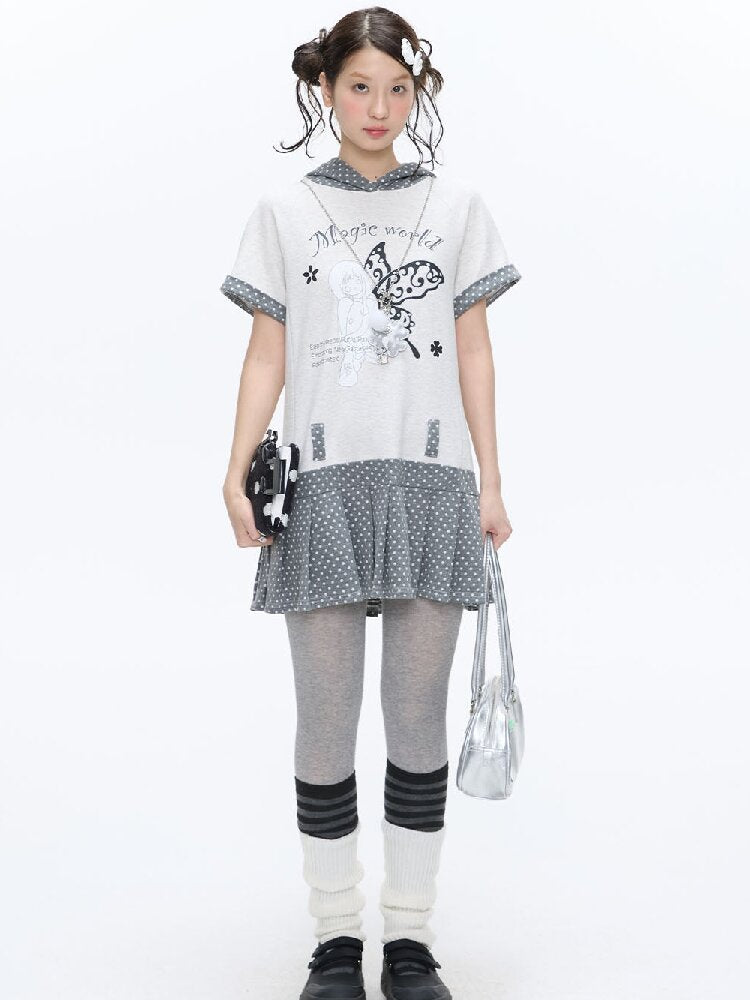 Glitter Pink Print Sweatshirt【s0000016379】