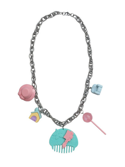 DIY Comb Adjustable Y2K Necklace【s0000017767】