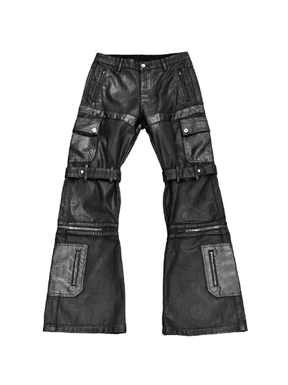 Snake Pattern Hand Waxed Jeans【s0000018300】