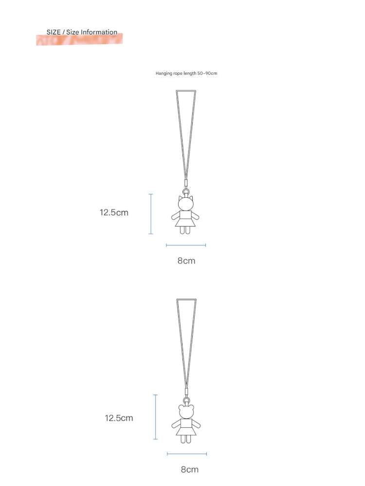 Knitted Animal Pendant Necklace【s0000015374】